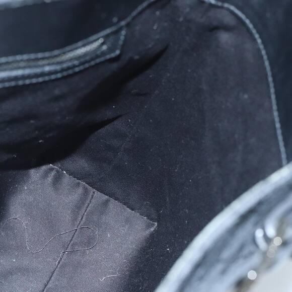 GUCCI GG Canvas Tote Bag Black Silver - Picture 16 of 16